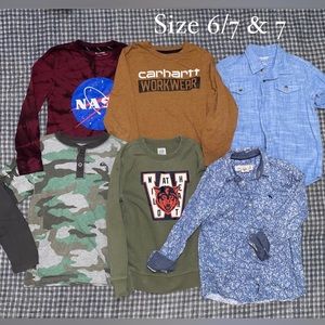 Kids long sleeve shirts